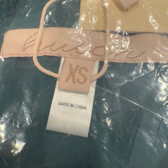 Hutch Women's Beck Maxi Wrap Dress V-Neck Cap Sleeves Floral Green Size XS NWT - Picture 12 of 12